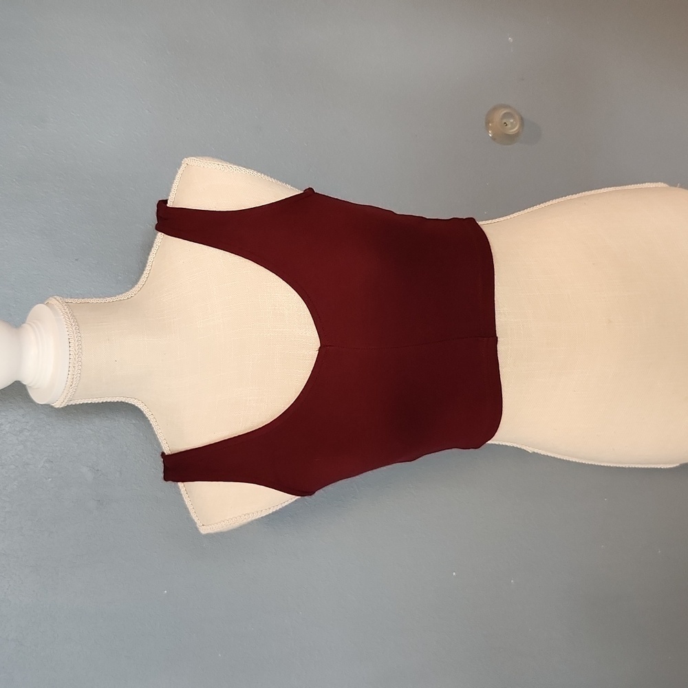 Topshop Vneck Cropped Top